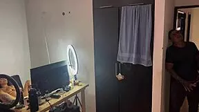 hermanastra pillada en webcam por hermano, folla por silencio