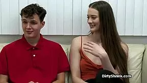 Josh gets a surprise threeway during therapy with a slutty mature in wild hospital action