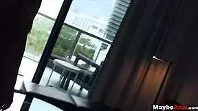 Amazing Redhead Gets Spied On And Agrees To Anal!