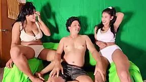 Want to see both holes fucked in threesome?