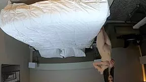 In this casting, brunette blair interviews and performs blowjob on the director.