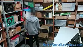 Real lady cop rides teen cock