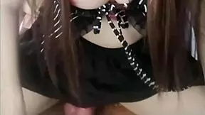 little new tries a 9-inch dildo 😏