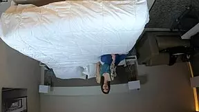 In this casting, brunette blair interviews and performs blowjob on the director.