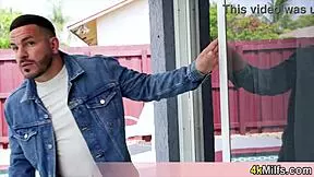 Playing doctor and nurse with stepmother in uniform