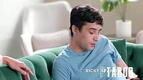 Oh, Ricky! Spanish Penny Barber Coddles Her Boy With Big Tits!