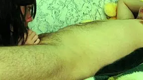 Helg eats creampie outdoors in public