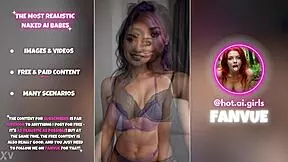 just some hot ai-generated babes rocking lingerie in this photo set.