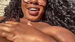 jerk off to this young black latina teen moaning while rubbing her creamy pussy at home