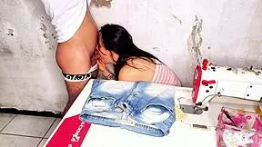 unfaithful seamstress fucks client during clothes fitting session