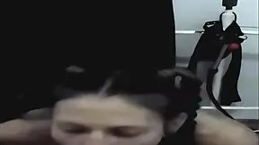 Hart gefickt, angespuckt und geohrfeigt in dieser homemade bdsm session mit blowjob und humiliation.