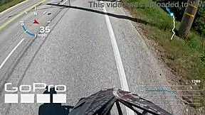 Blonde pornstar in leather thong takes monster cock at beach party