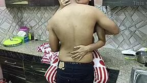 sexy stepmom saara agrees to let curious stepson assfuck her in kitchen