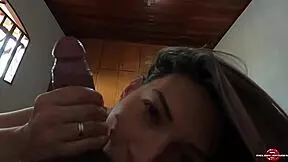 Blonde Wets Pussy In Bedroom