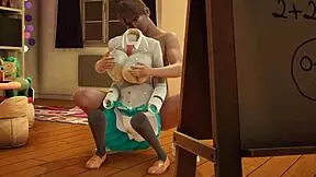 toru hagakure in uniform gets blowjob, missionary, doggystyle, and cum in full movie