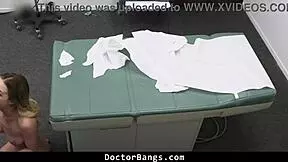 Dr. London and nurse Jessica Ryan break Kyler's hymen. It was intense at hospital!