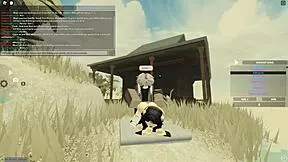 Petite teen bent over for anal doggystyle and deepthroat