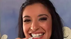 i'm a candy girl playing with lollipops, getting nasty with masturbation and toys