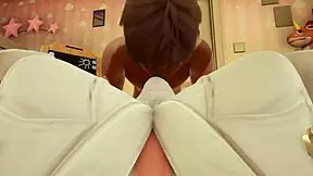 toru hagakure in uniform gets blowjob, missionary, doggystyle, and cum in full movie