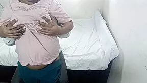 I fucked my friend's chubby indian stepdaughter in doggystyle, pounding her tight pussy while she bent over.