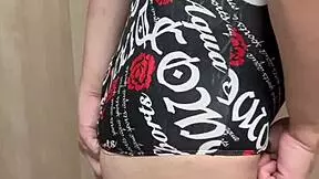 Wearing swim club costume, getting anal training feels wild! 😳