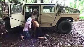 Muslim couple's first outdoor sex away from home 😍