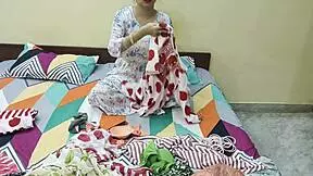 First time with wife's sister in my room, banging her tight Indian pussy?