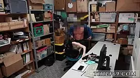 Petite Emo Teen Caught by Fake Taxi Cop in Uniform Busting Suspect