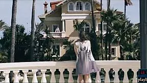 Petite Russian Teen Boldly Sucks Big Cock