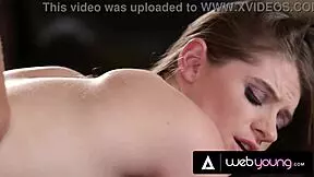 Hey, petite kimmy granger catches alice march fingering her shaved pussy 😏