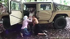 Muslim couple's first outdoor sex away from home 😍