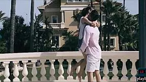 Petite Russian Teen Boldly Sucks Big Cock