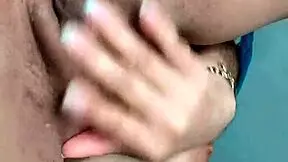 Dirty Masked Bitch Plays with Her Tight Pussy!