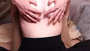 Tickling Light BDSM Nipple Play of Amateur Wife in Homemade Clip