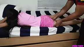 I tricked her into a massage just to touch her innocent little ass.