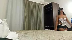 Hotel Maid Begs For Blowjob Until Cum!