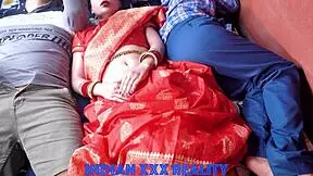 Indian Step Mom Fucks Step Son and Dad