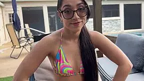 Outdoor sex with thick latina step sister madison wilde