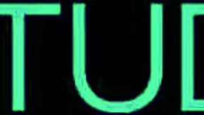 blonde student in uniform gets a lesson from teacher