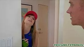 Dolly Leigh fucks stepbrother for rare Pokemon!