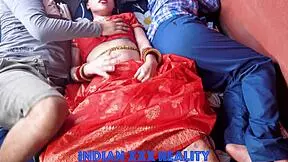 Indian Step Mom Fucks Step Son and Dad