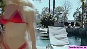 Slimthick Vic dives into licking Chanel Camryn in this hot lesbian threesome