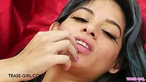 Sophisticated Brunette Glam Shows Her Sexy Body