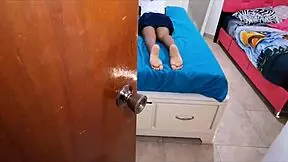 Forbidden passion between latina stepsister student and landlady