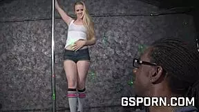 Hydii May takes a big black cock rough in her pussy