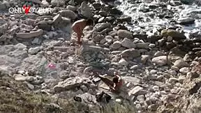 Horny Beach Chick Stranger Fuck