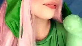 Cute teen lesbians engage in anal assfucking.