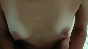 My latina stepsister begs me for a creampie in the shower, her big ass wet.