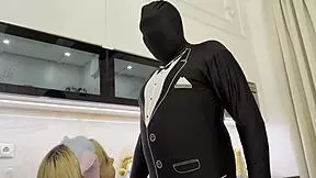 AI Butler Serves with Cum