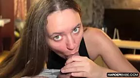 ripping her tights and pussy, she rides dick like ultimate slut - harder babe 😈